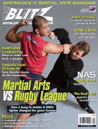 Master Vesse cover Blitz Martial Arts Mag